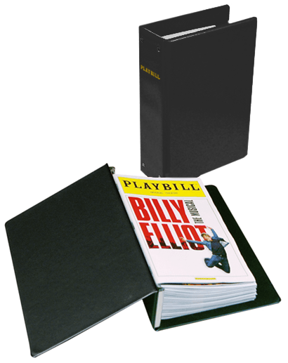 The Basic Playbill Binder - Economical Storage for Your Playbill Collection  - Playbill Binders